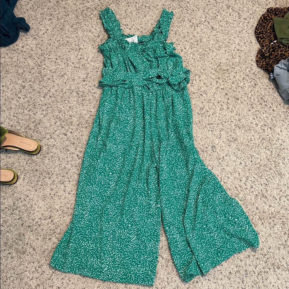 Charming Green Kids Romper